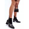Elegantiški juodi moteriški aukštos kokybės batai - MR870-96 BLACK