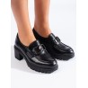 Elegantiški juodi aukštakulniai batai Shelovet - 10921B.PU