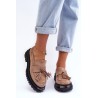 Moteriški madingi zomšiniai batai - NC1322 BEIGE