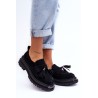 Moteriški madingi zomšiniai batai - NC1322 BLACK