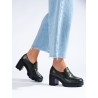 Tamsiai žali stilingi moteriški batai - TV_23-12154GR