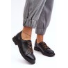 Moteriški odiniai suvarstomi batai  - 58174 BK PU CZARNY