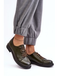 Moteriški odiniai suvarstomi batai  - 58174 DK.GN C.ZIELONY