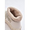 Aukštos kokybės žieminiai kreminiai GOE batai - MM2N4081 BEIGE