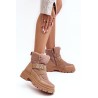 Šilti moteriški rudi žieminiai batai - VL225P KHAKI