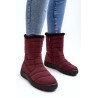 Šilti patogūs moteriški žieminiai batai - 20SN26-3044 BURGUNDY