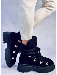 Šilti žieminiai sniego batai moterims SHEA BLACK - KB JJ53P