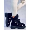 Šilti žieminiai sniego batai moterims SHEA BLACK - KB JJ53P