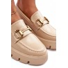 Smėlio spalvos stilingi klasikinio stiliaus batai - 2644-2 BEIGE