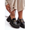 Stilingi moteriški batai su puošmena Black Peuria\n - 2644-1 BLACK