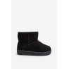 Šilti patogūs juodi žieminiai batai BIG STAR - MM274158 906 CZARNE