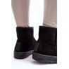 Šilti patogūs juodi žieminiai batai BIG STAR - MM274158 906 CZARNE