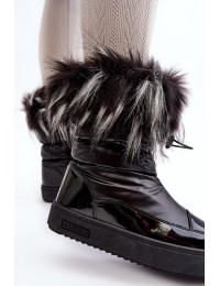 Juodi šilti sniego batai - MM274379 BLACK