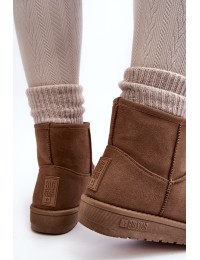 Šilti patogūs rudi žieminiai batai BIG STAR - MM274161 BRĄZ