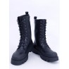 Juodi suvarstomi auliniai batai KNIGHT BLACK - KB H26052-3