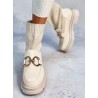 Smėlio spalvos kojinės tipo stilingi aulinukai TONE BEIGE - KB YK20P