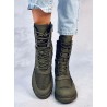 Kareiviškos spalvos patogūs žieminiai batai JEWEL GREEN - KB NS286P