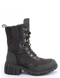 Kareiviškos spalvos patogūs žieminiai batai JEWEL GREEN - KB NS286P