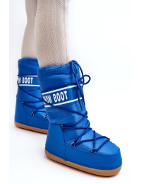 Komfortiški šilti mėlyni sniego batai - NB618 ROYAL BLUE