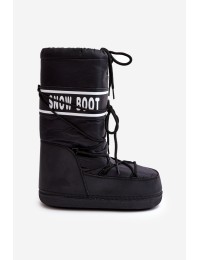 Komfortiški šilti juodi sniego batai\n - NB618 BLACK