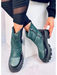 Šilti moteriški žieminiai batai MILAN GREEN - KB BL329P