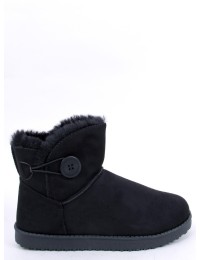Šilti žieminiai sniego batai su kailiuku ARNETTE BLACK - KB VL200P