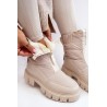 Smėlio spalvos žieminiai batai - 34635 BEZOWY