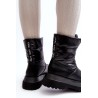Natūralios odos juodi žieminiai batai GOE - MM2N4078 BLACK