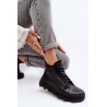 Šilti natūralios odos juodi suvarstomi batai - 60447 V.CZARNY+CZ