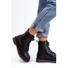 Moteriški batai su užtrauktuku Black Mibrasa\n - HD055-185 BLACK