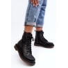 Moteriški batai su užtrauktuku Black Mibrasa\n - HD055-185 BLACK