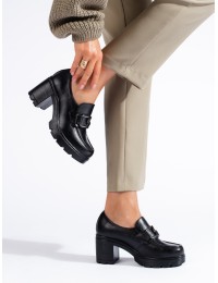 Stilingi juodi moteriški batai - 24-12042B