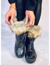 Juodi žieminiai batai MASTRO BLACK - KB YY58