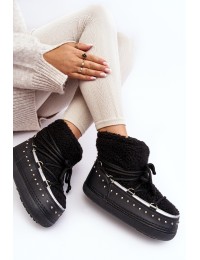 Komfortiški šilti sniego batai\n - NB617 BLACK