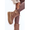 Patogūs rudi žieminiai batai - NB601 KHAKI