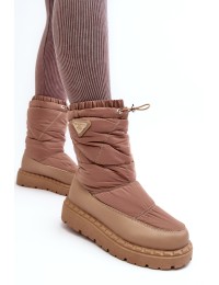 Patogūs rudi žieminiai batai - NB601 KHAKI