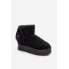 Šilti patogūs UGG stiliaus žieminiai batai - 20222-4A BLACK