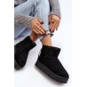 Šilti patogūs UGG stiliaus žieminiai batai - 20222-4A BLACK