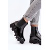 Natūralios odos juodi stilingi batai - 2571/600