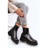 Natūralios odos juodi stilingi batai - 2571/600