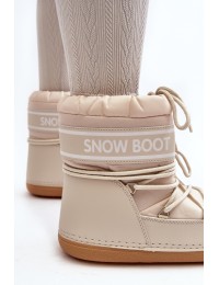 Šilti žieminiai MOON stiliaus batai - NB619 BEIGE