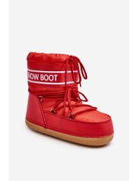 Šilti žieminiai MOON stiliaus batai - NB619 RED
