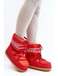 Šilti žieminiai MOON stiliaus batai - NB619 RED