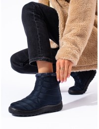 Tamsiai mėlyni lengvi patogūs žieminiai batai - 23-33069N