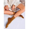 Šiltos žieminės moteriškos kojinės FOWELL CAMEL - KB SK-TNV6913