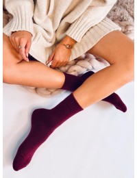 Šiltos žieminės moteriškos kojinės FOWELL BORDOWE - KB SK-TNV6913