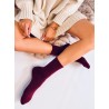 Šiltos žieminės moteriškos kojinės FOWELL BORDOWE - KB SK-TNV6913