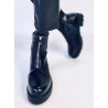 Stilingi juodi batai su užtrauktuku priekyje ONLEY BLACK - KB BM337