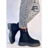 Stilingi moteriški Chelsea stiliaus batai CARLS BLACK - KB 5773