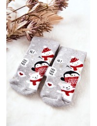 Kalėdinės kojinės Ho Ho Ho! Grey - SNPVX6727 WZÓR 3
